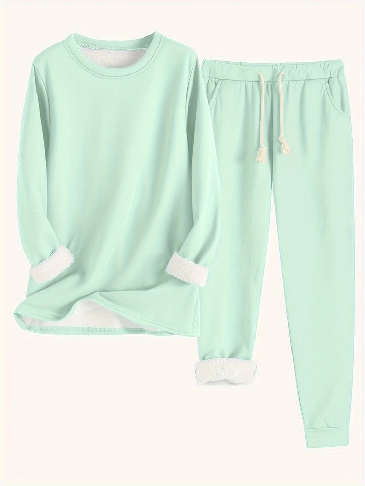 Névhalie | Femme Ensemble Jogging Doublé Polaire - Image 10
