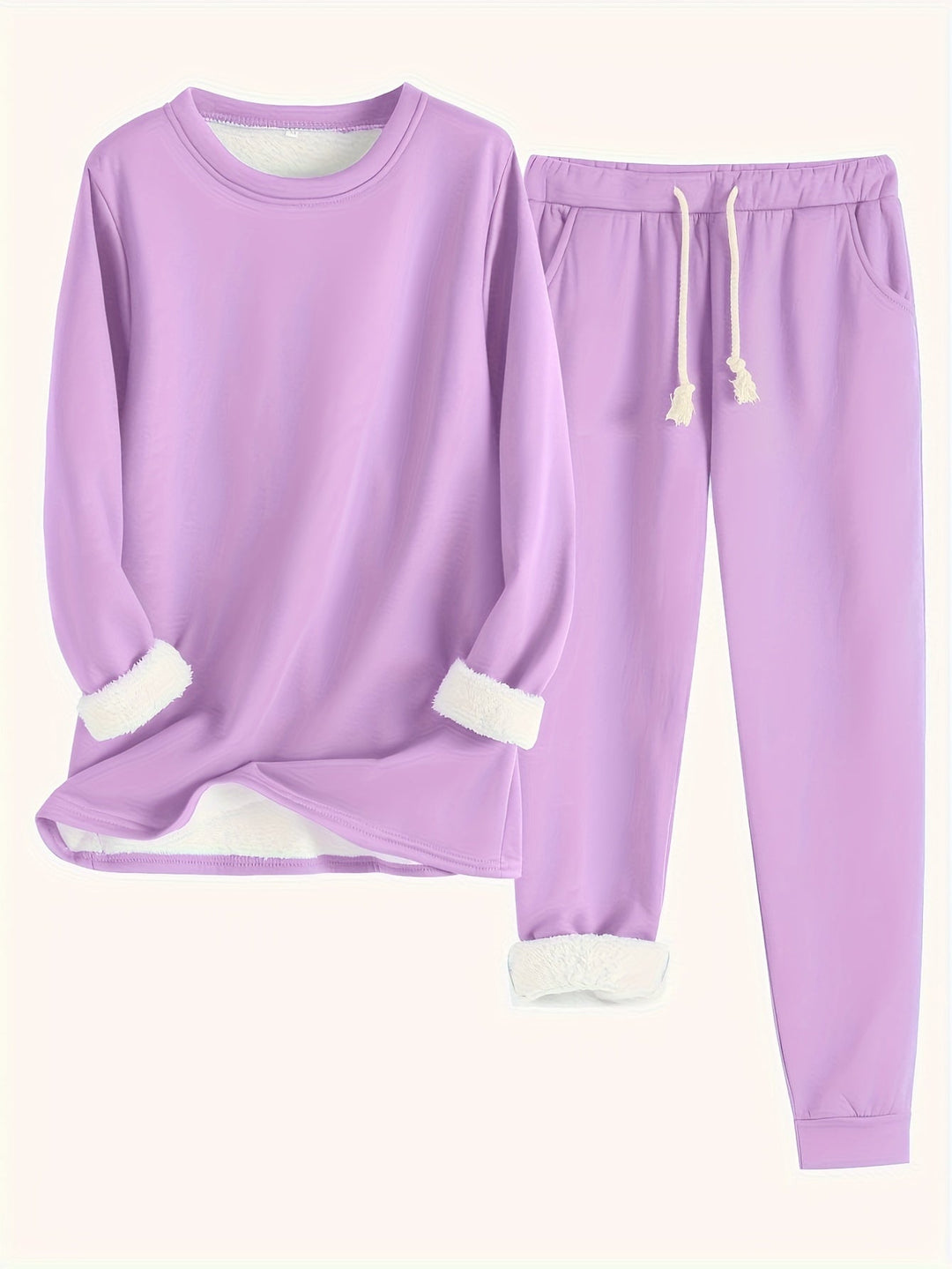 Névhalie | Femme Ensemble Jogging Doublé Polaire - Image 13