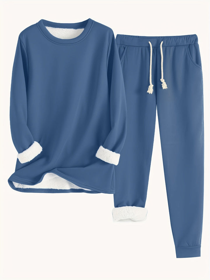 Névhalie | Femme Ensemble Jogging Doublé Polaire - Image 14