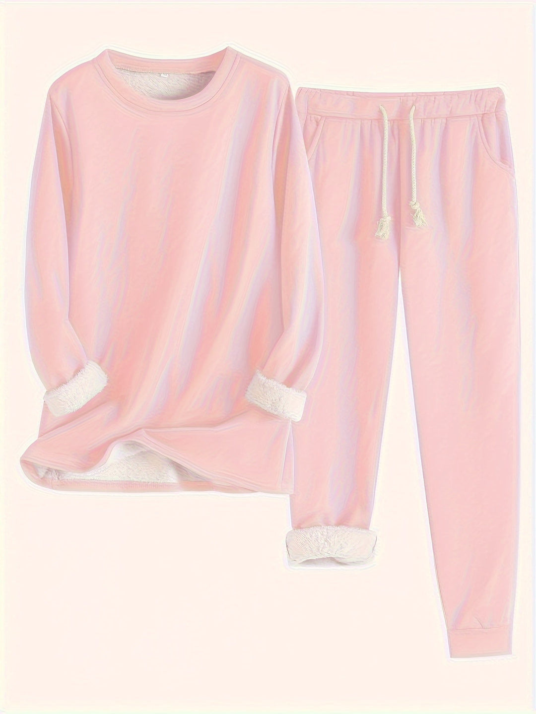 Névhalie | Femme Ensemble Jogging Doublé Polaire - Image 5