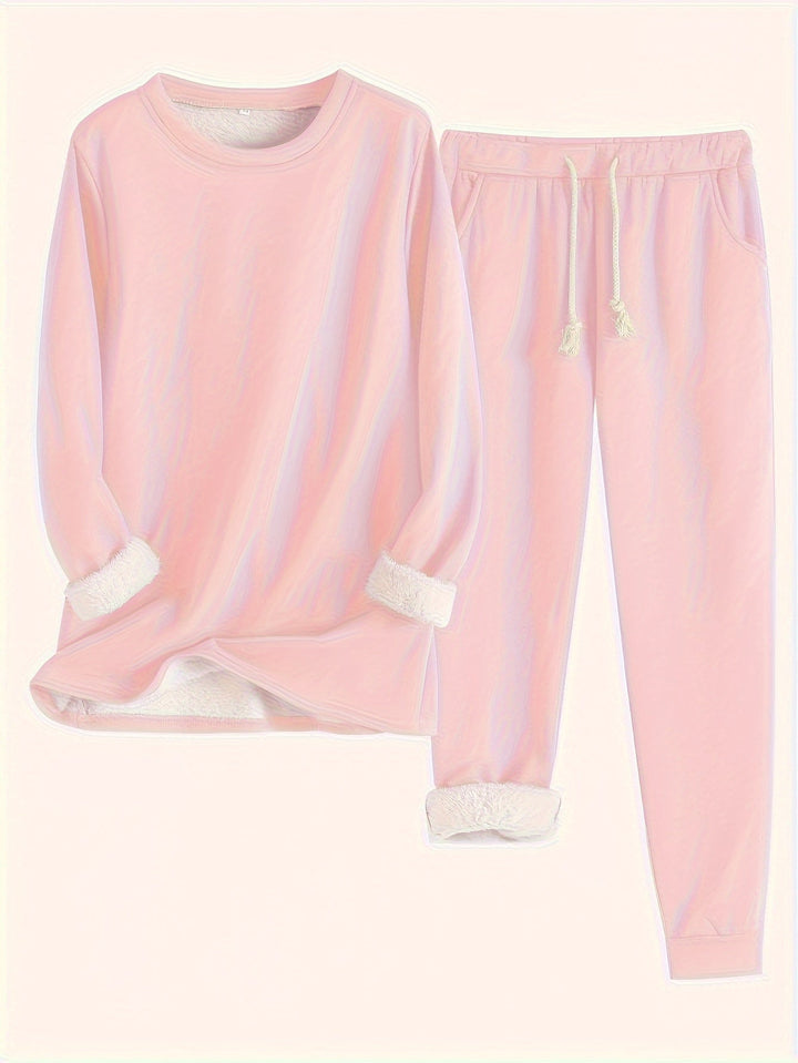 Névhalie | Femme Ensemble Jogging Doublé Polaire - Image 5