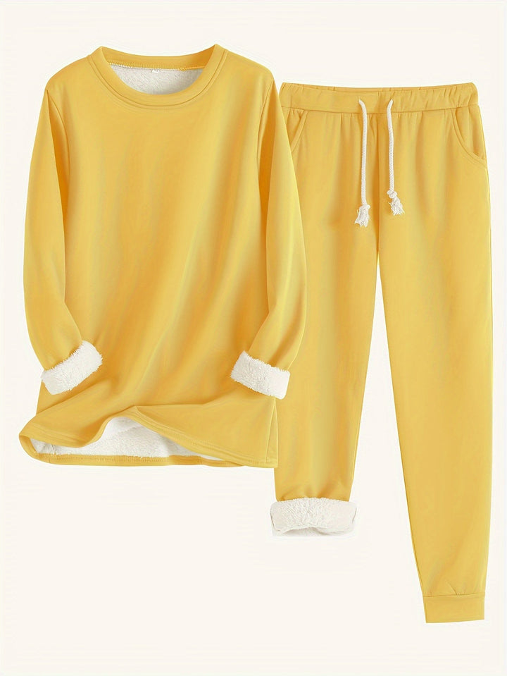 Névhalie | Femme Ensemble Jogging Doublé Polaire - Image 6