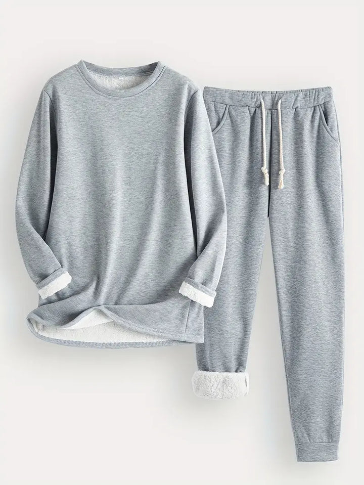 Névhalie | Femme Ensemble Jogging Doublé Polaire - Image 7