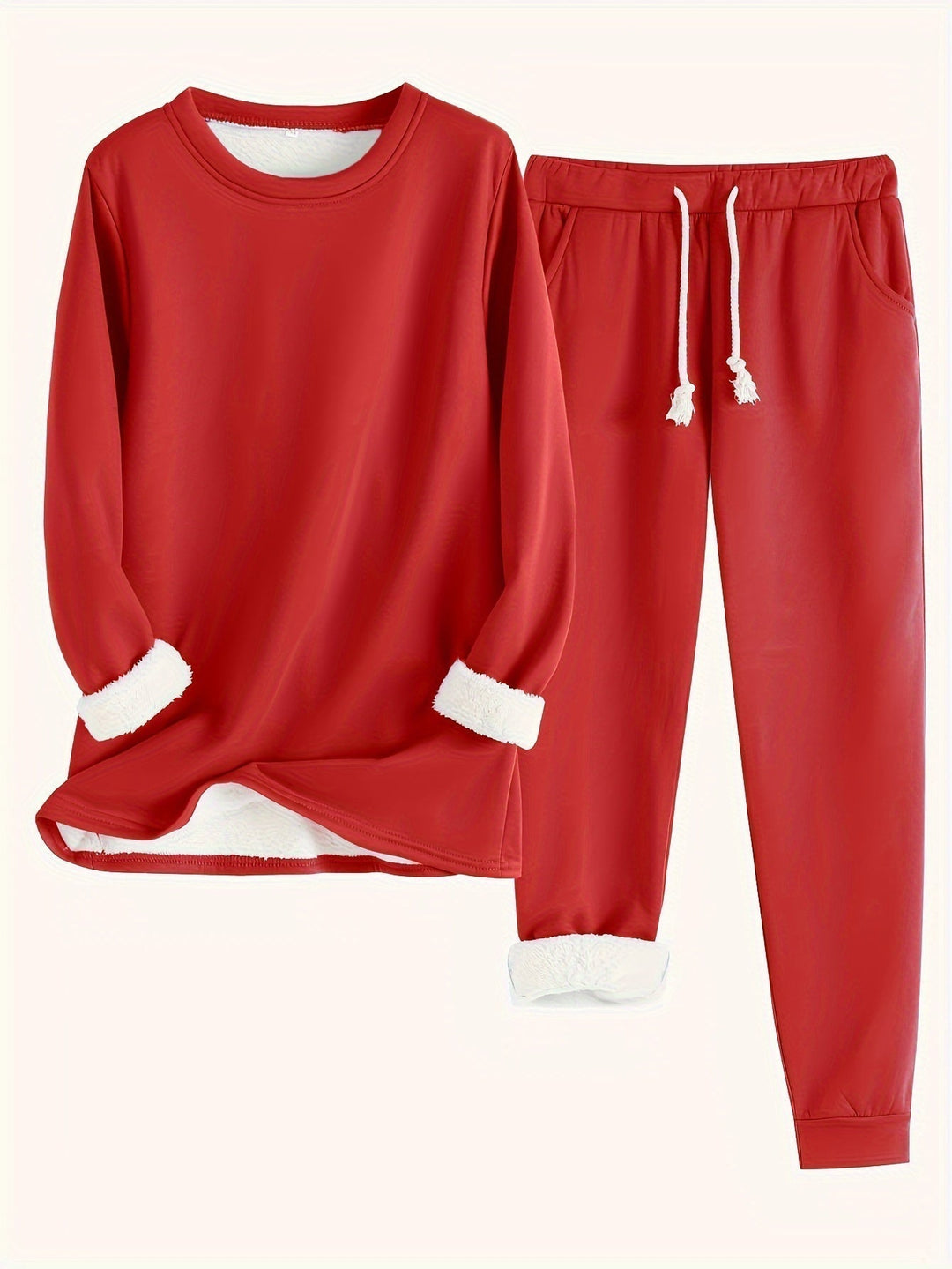 Névhalie | Femme Ensemble Jogging Doublé Polaire - Image 9