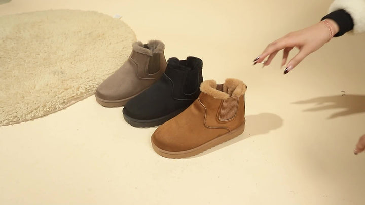 Falvinde | Femme Bottines Fourrées Slip-On Hiver — vue 11