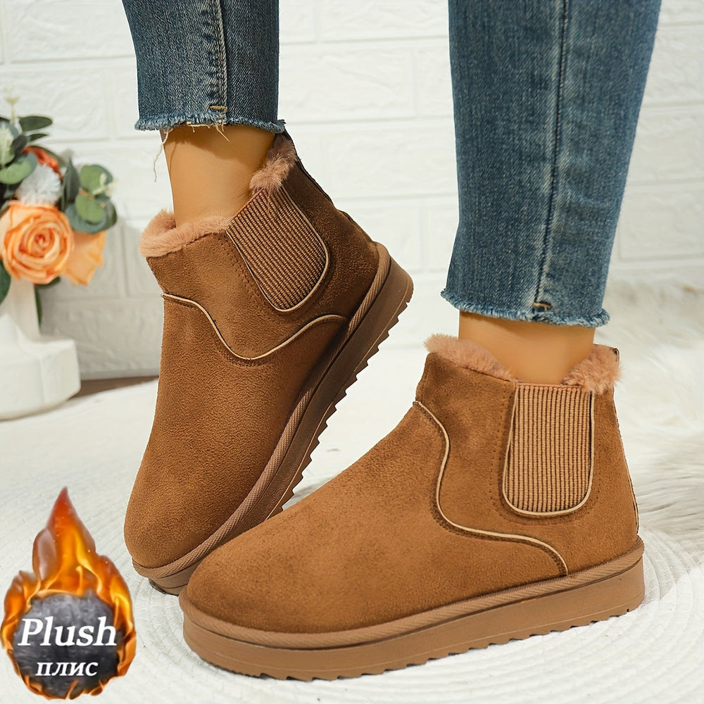 Falvinde | Femme Bottines Fourrées Slip-On Hiver — vue 2