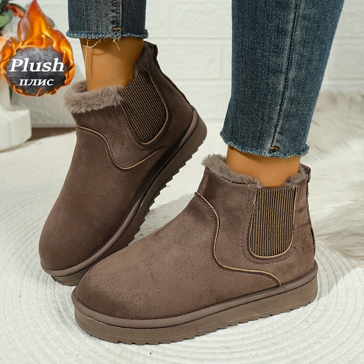 Falvinde | Femme Bottines Fourrées Slip-On Hiver — vue 3