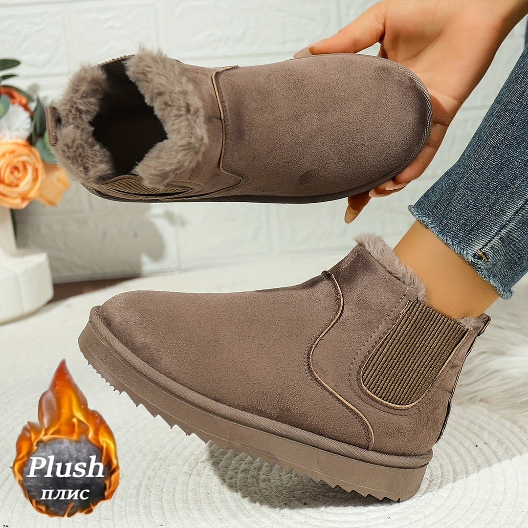 Falvinde | Femme Bottines Fourrées Slip-On Hiver — vue 4