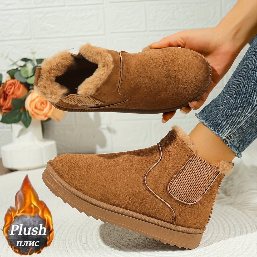 Falvinde | Femme Bottines Fourrées Slip-On Hiver — vue 6