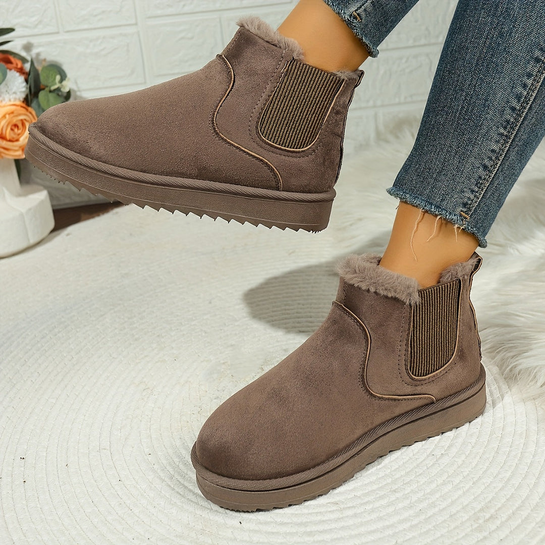 Falvinde | Femme Bottines Fourrées Slip-On Hiver — vue 8