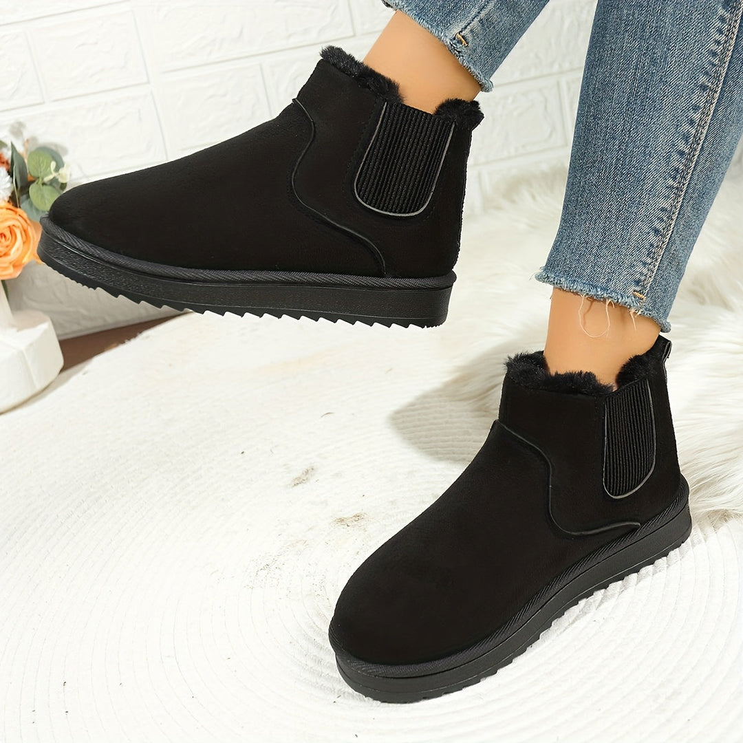 Falvinde | Femme Bottines Fourrées Slip-On Hiver — vue 9