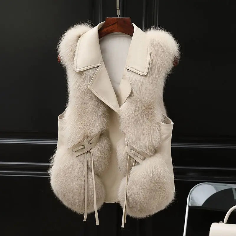Ophira | Women's Collared Button Front Vest - Image 2