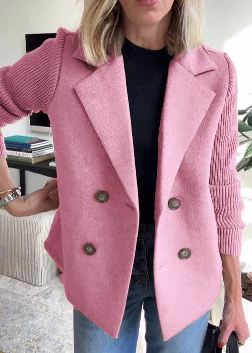 Orianne | Femme Manteau Court Double Boutonnage - Image 1