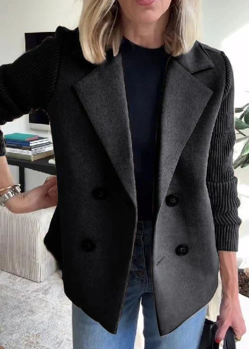 Orianne | Femme Manteau Court Double Boutonnage - Image 3