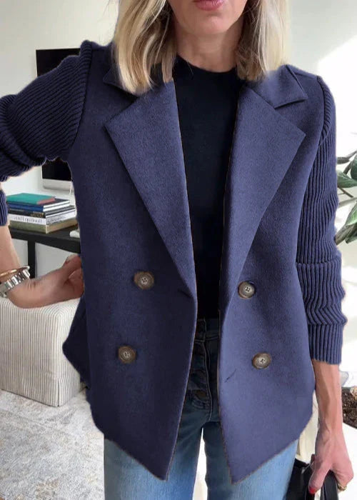 Orianne | Femme Manteau Court Double Boutonnage - Image 4