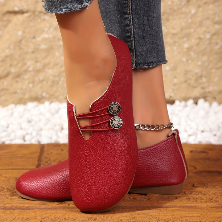 Orlévane | Femme Mocassins Plats Sans Lacets - Black - Image 10