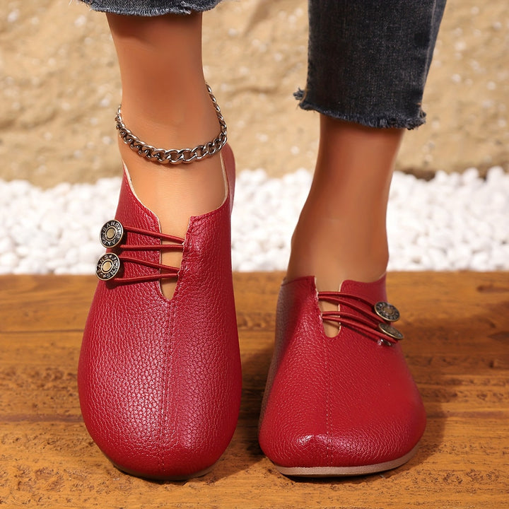Orlévane | Femme Mocassins Plats Sans Lacets - Black - Image 13