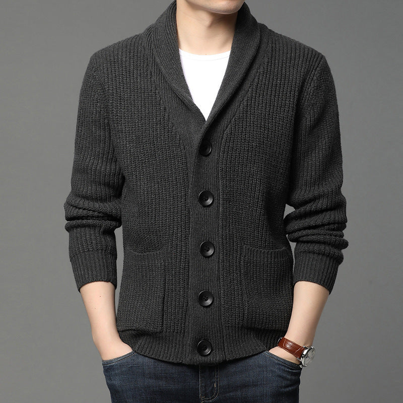 Orvald | Homme Cardigan Col Châle Grosse Maille - Image 10