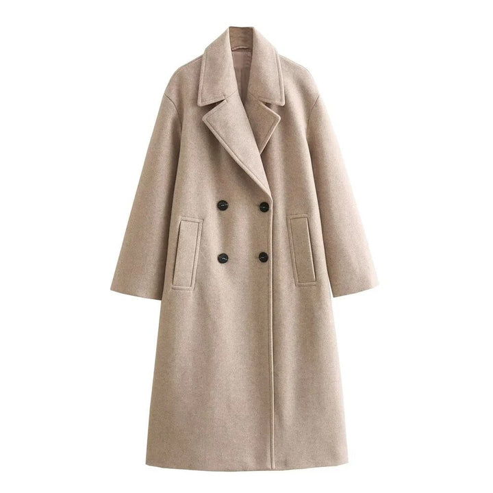 Briavelle | Femme Manteau Long Double Boutonnage — vue 3