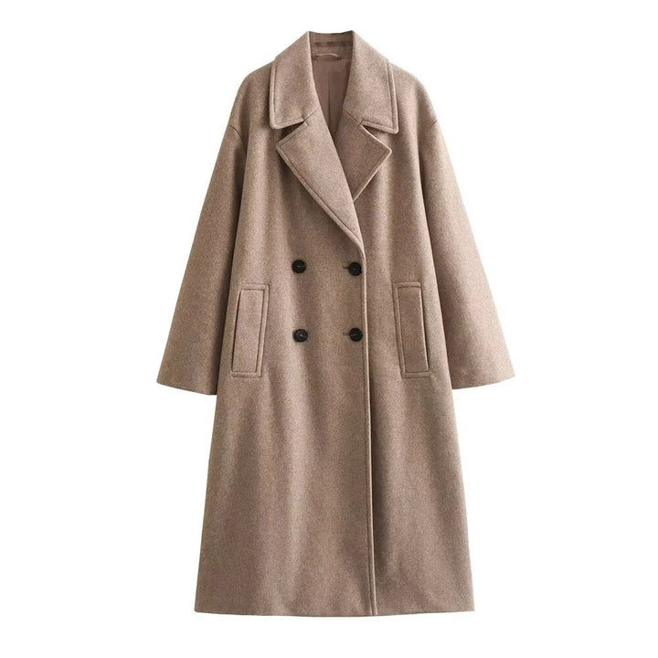Briavelle | Femme Manteau Long Double Boutonnage — vue 4