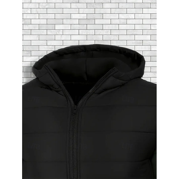 Réavond | Homme Doudoune à Capuche Matelassée - Black - Image 4