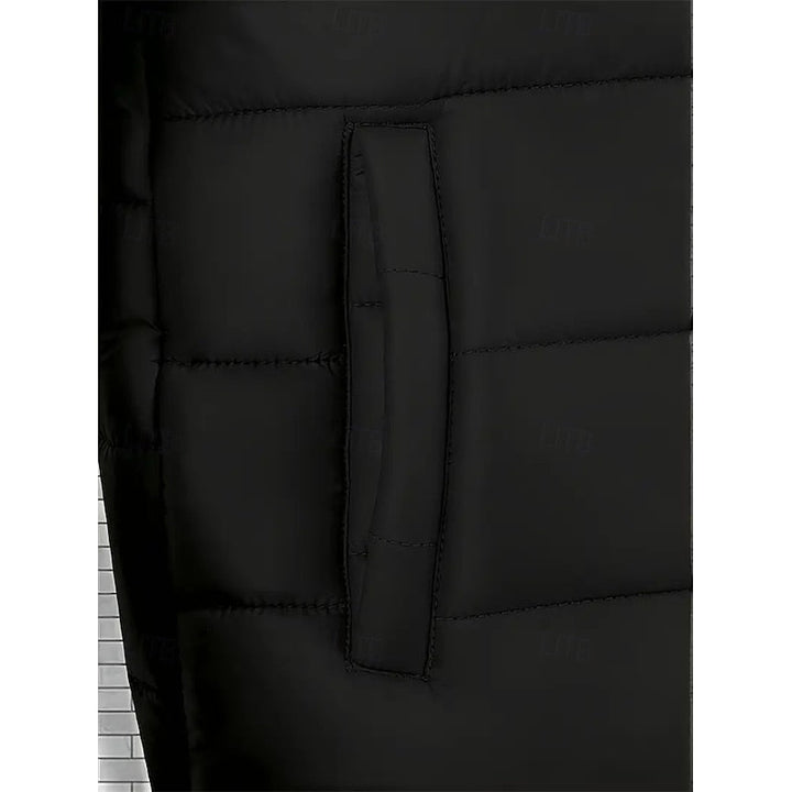 Réavond | Homme Doudoune à Capuche Matelassée - Black - Image 5