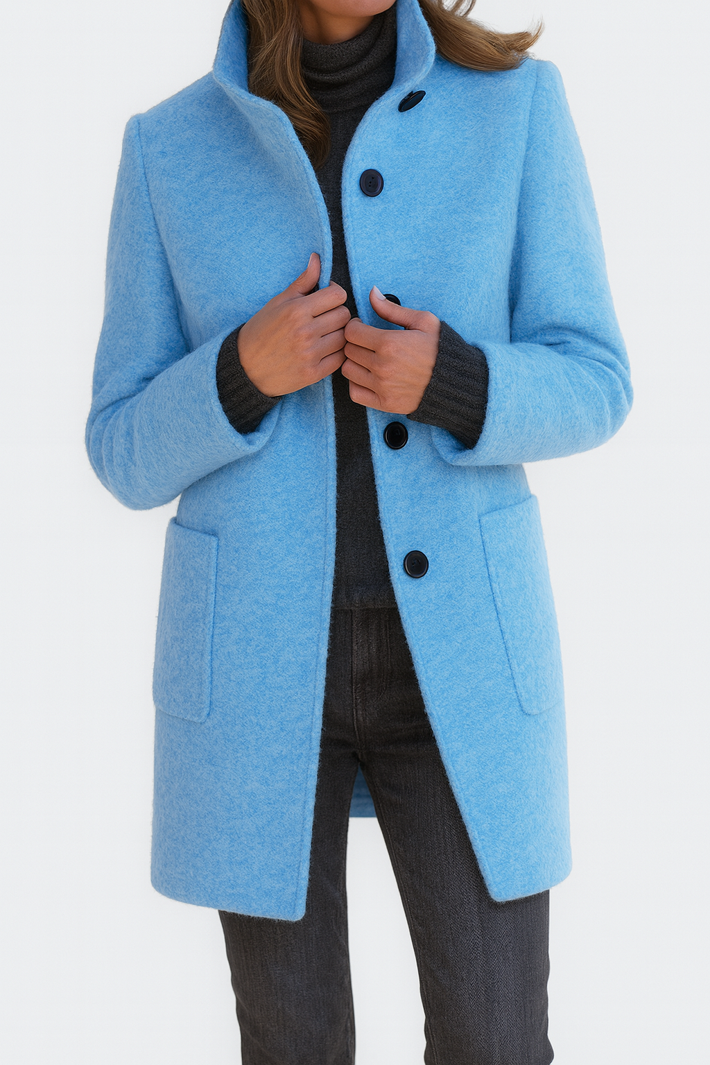 Renata | Manteau Femme Hiver Col Montant - Image 10