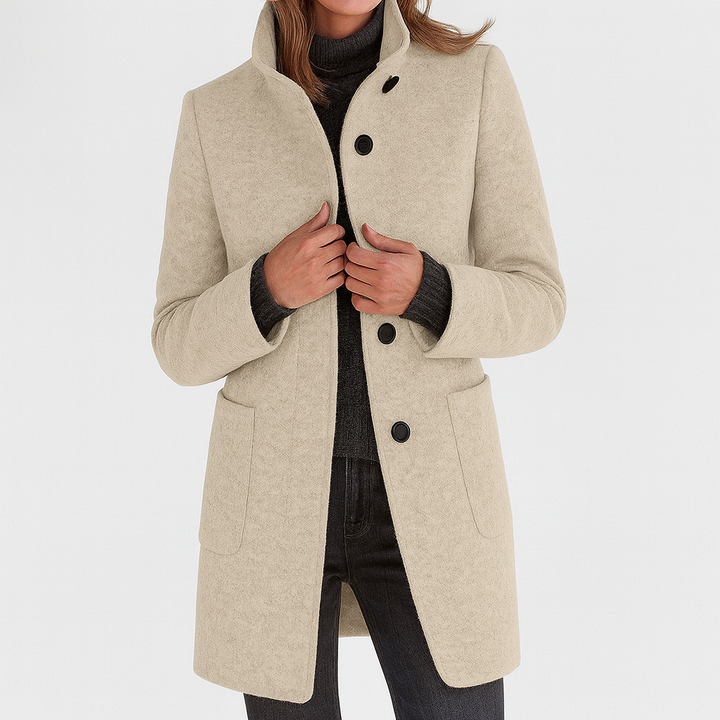Renata | Manteau Femme Hiver Col Montant - Image 9