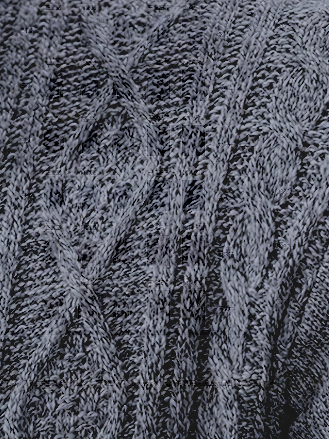 Lévand | Homme Cardigan Zippé Torsadé Col Montant - Black - Image 29