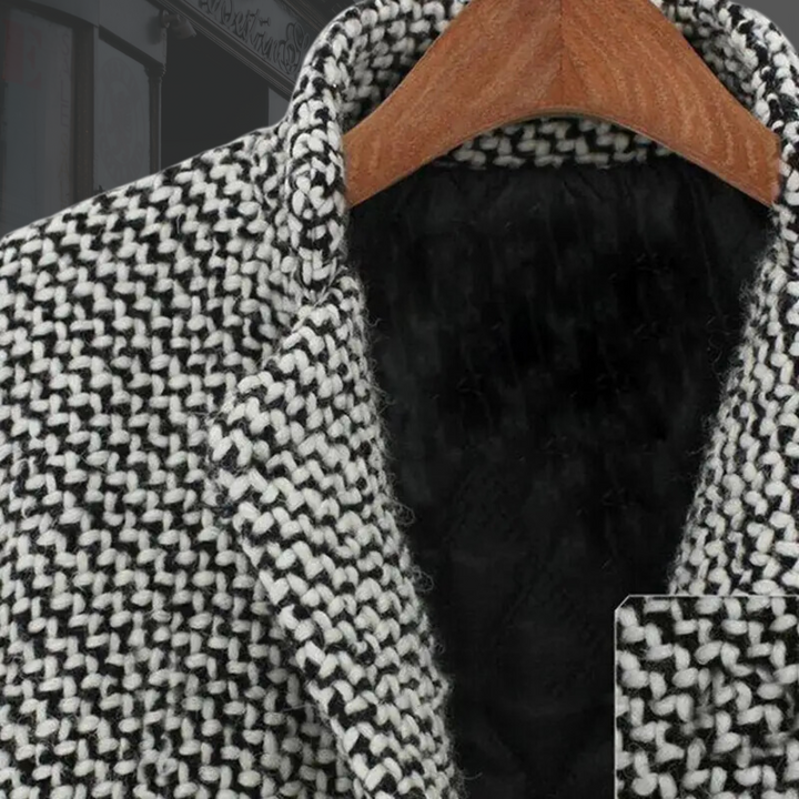 Solvhène | Femme Manteau Long Hiver Chevron - Image 4