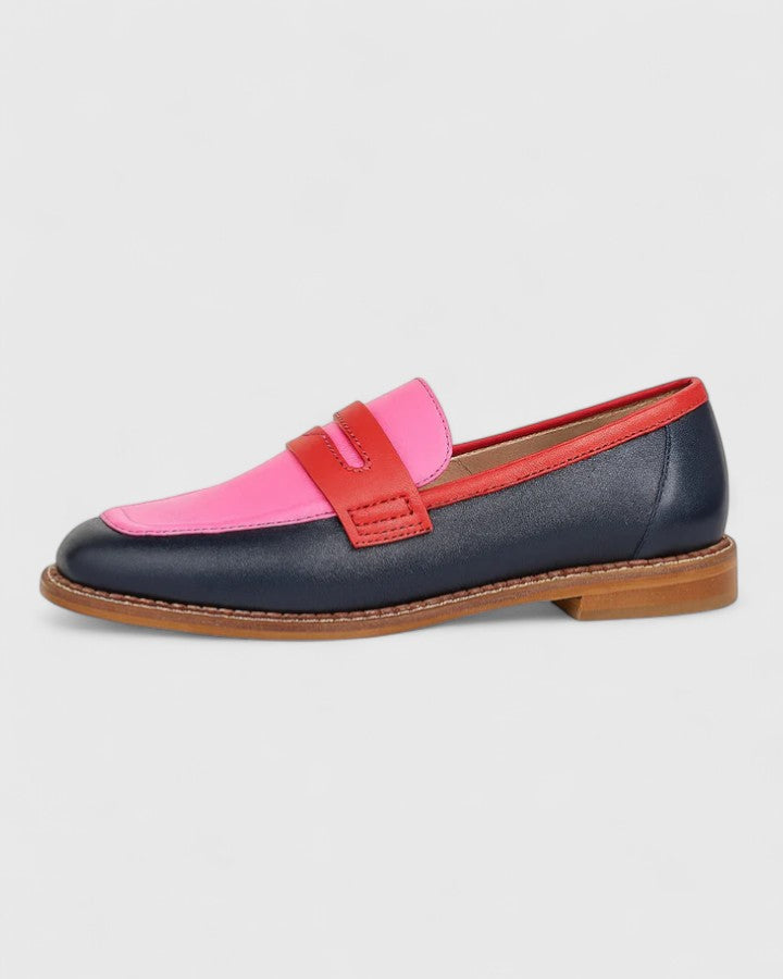 Séraphelle | Mocassins Femme Penny Loafer Bicolores - Image 2
