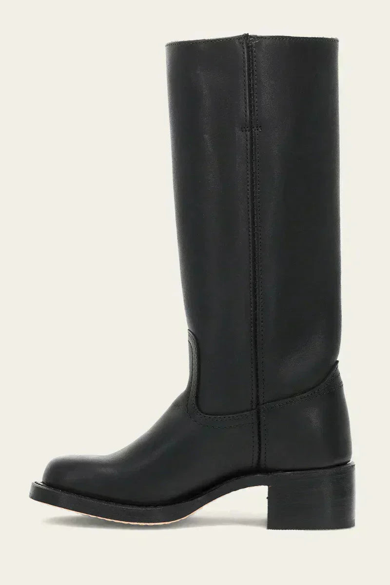 Sévanne | Femme Bottes Hautes Cuir Western Talon Bloc - Dark Brown - Image 14