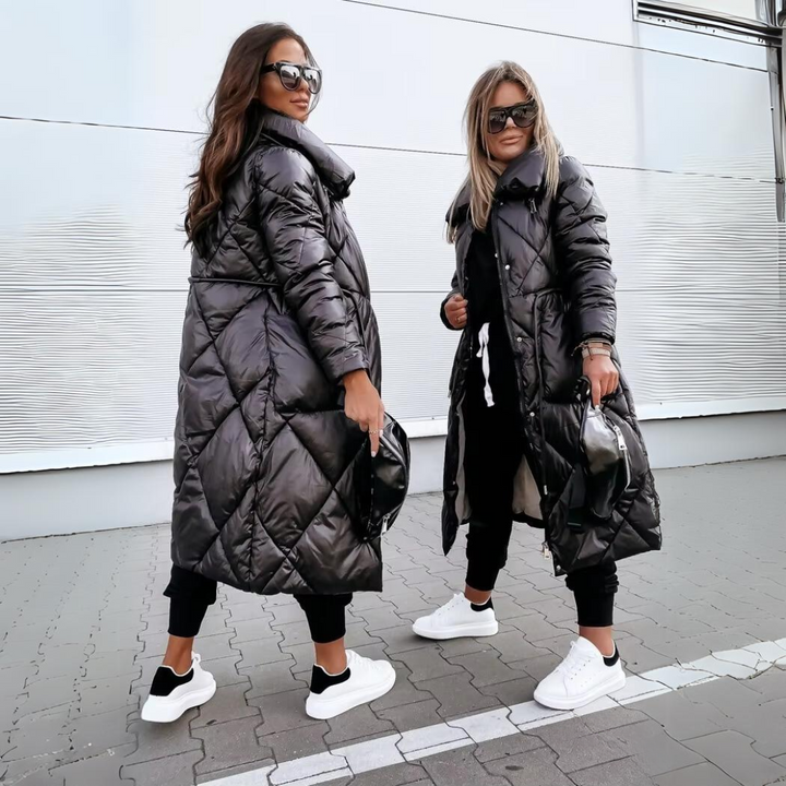 Zélvane | Femme Manteau Matelassé Long Hiver — vue 2