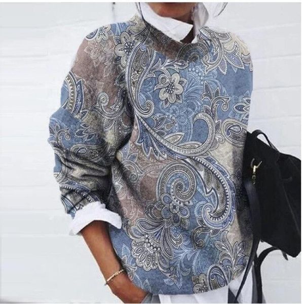 Thalavène | Femme Pull Imprimé Paisley Col Rond - Image 2