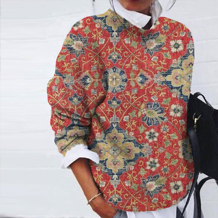Thalavène | Femme Pull Imprimé Paisley Col Rond - Image 3