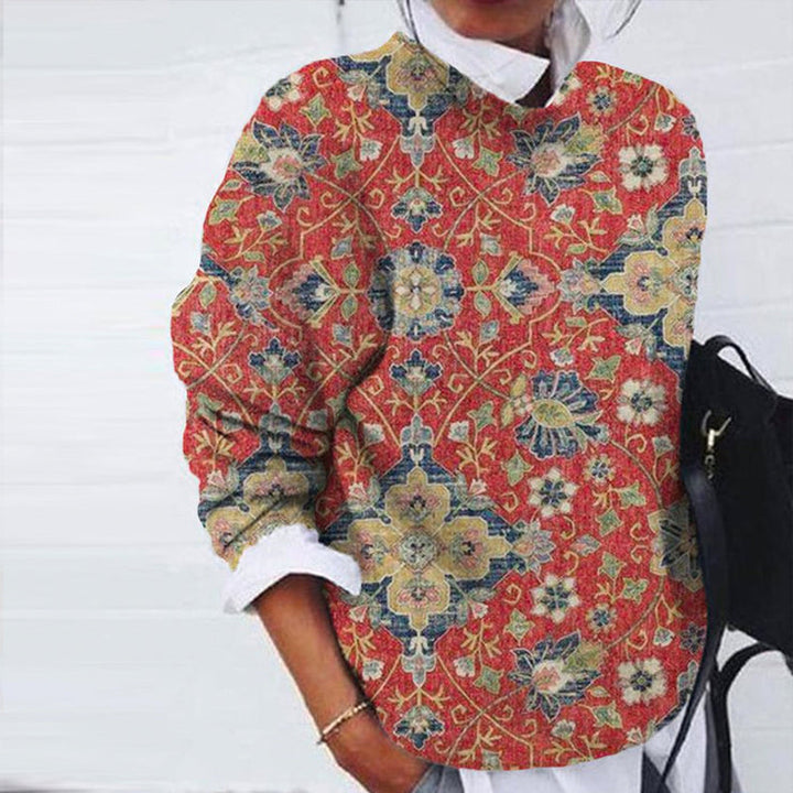 Thalavène | Femme Pull Imprimé Paisley Col Rond - Image 3