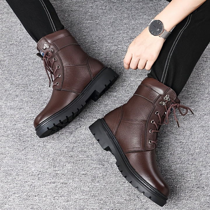 Tharvec | Homme Bottines Fourrées Imperméables Hiver - Image 8