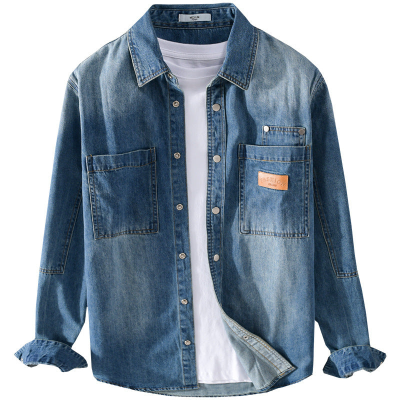 Tharveld | Homme Chemise en Jean Décontractée - Light Blue - Image 5