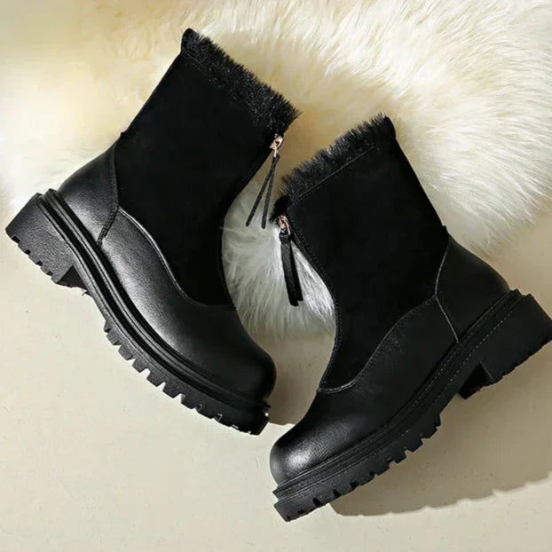 Wilvane | Femme Bottines Fourrure Hiver Zip — vue 9