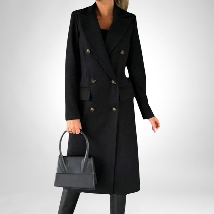 Théoline | Femme Manteau Long Double Boutonnage - Image 10