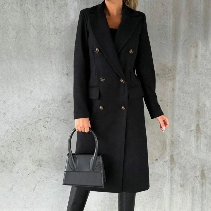 Théoline | Femme Manteau Long Double Boutonnage - Image 5