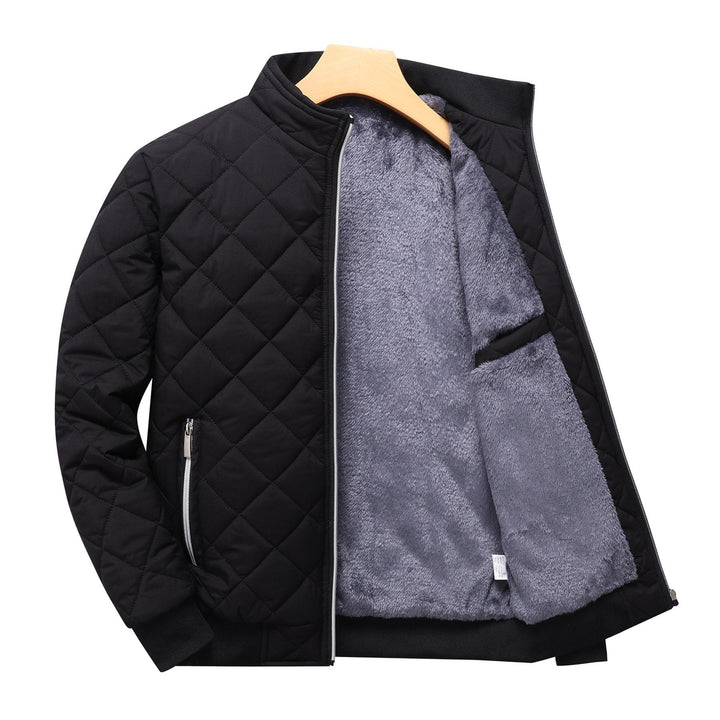Théovand | Homme Veste Matelassée Hiver Doublure Polaire - Black - Image 1
