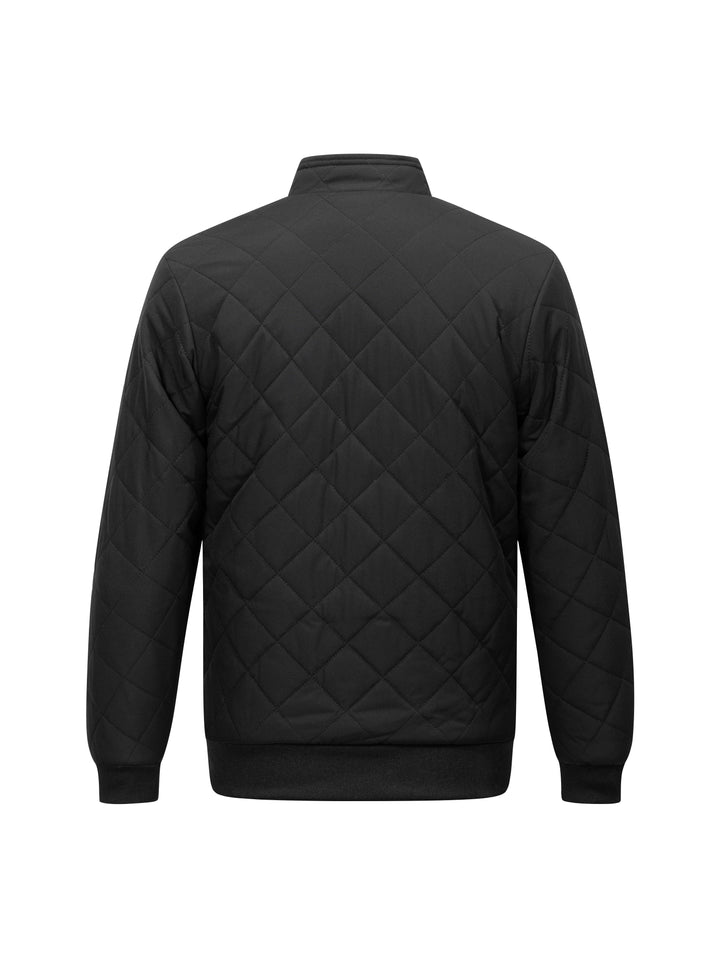 Théovand | Homme Veste Matelassée Hiver Doublure Polaire - Black - Image 2