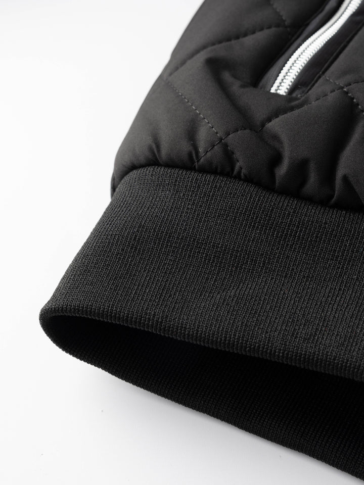 Théovand | Homme Veste Matelassée Hiver Doublure Polaire - Black - Image 8