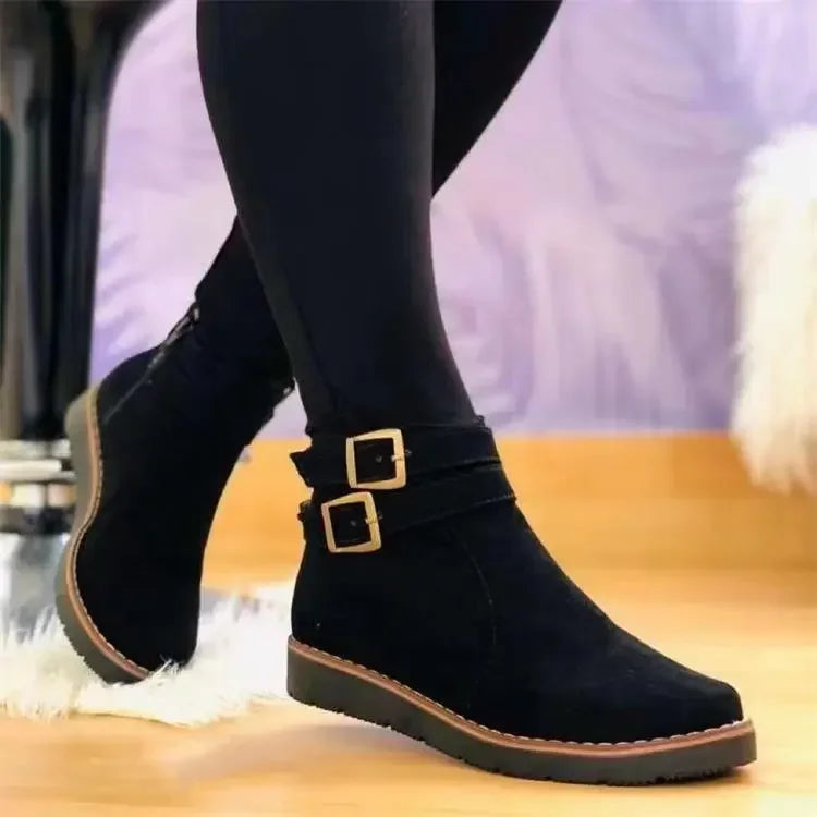 Tilvane | Bottines Femme Plates À Boucles - Image 6