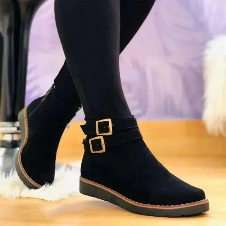 Tilvane | Bottines Femme Plates À Boucles - Image 7