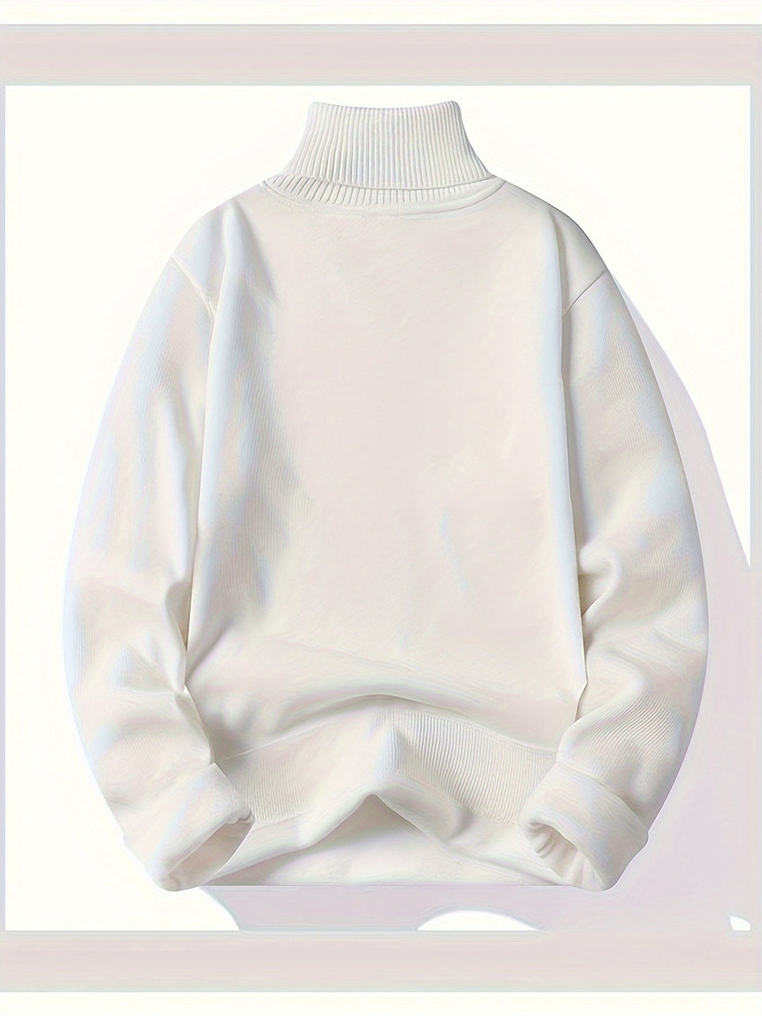 Tolvard | Homme Pull Col Roulé Doublé Hiver - Dark Grey - Image 10