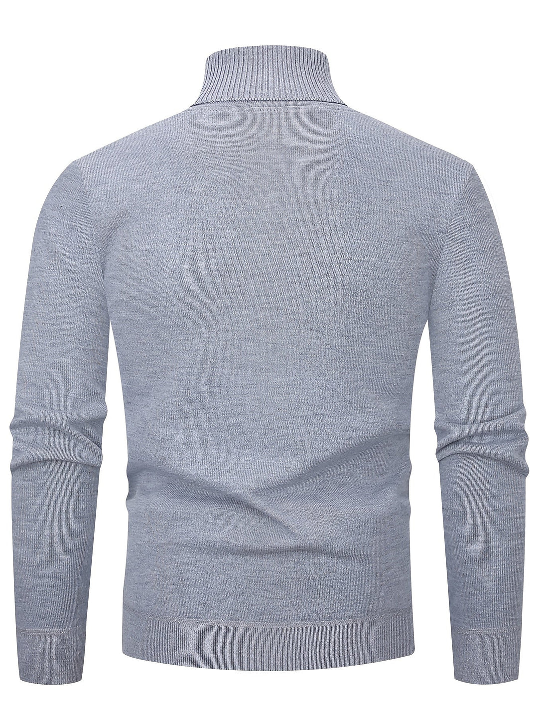 Tolvard | Homme Pull Col Roulé Doublé Hiver - Dark Grey - Image 20