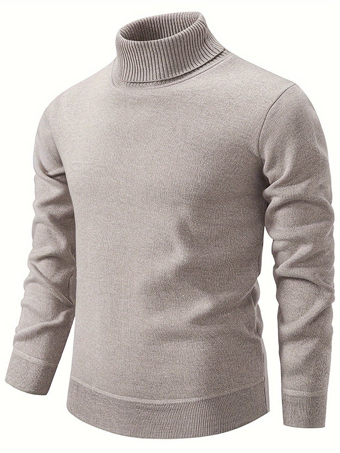 Tolvard | Homme Pull Col Roulé Doublé Hiver - Dark Grey - Image 22