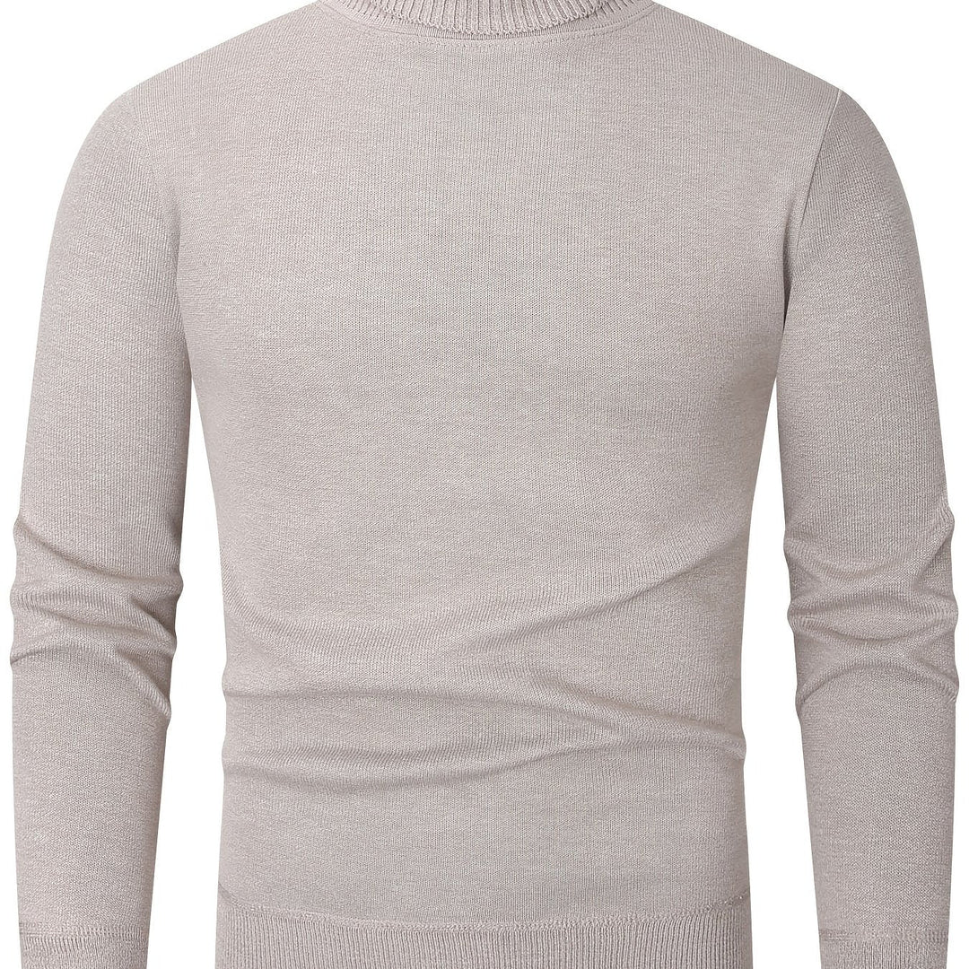 Tolvard | Homme Pull Col Roulé Doublé Hiver - Dark Grey - Image 23
